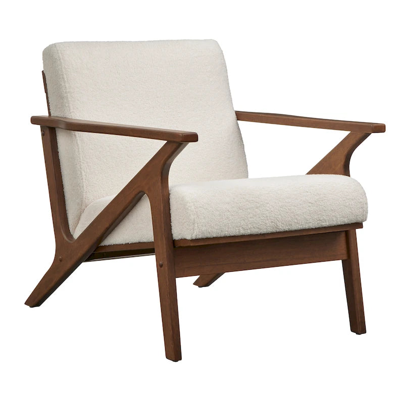 Chaise en bois Bianca de style moderne du milieu du siècle, pour un mode de vie simple.