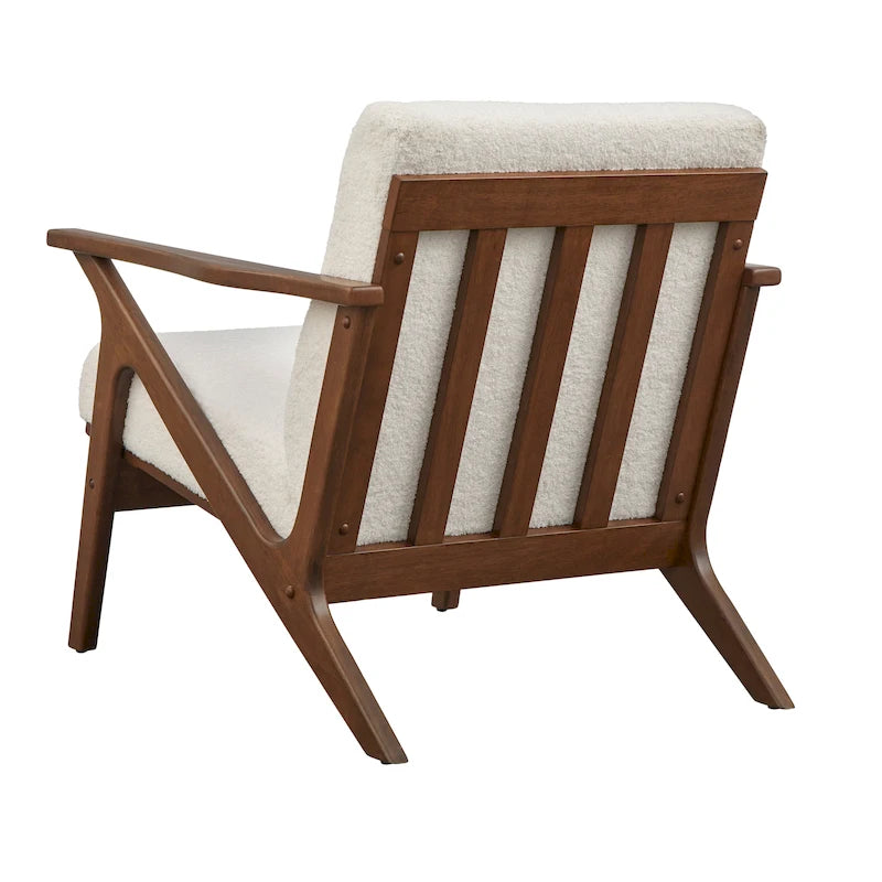 Chaise en bois Bianca de style moderne du milieu du siècle, pour un mode de vie simple.