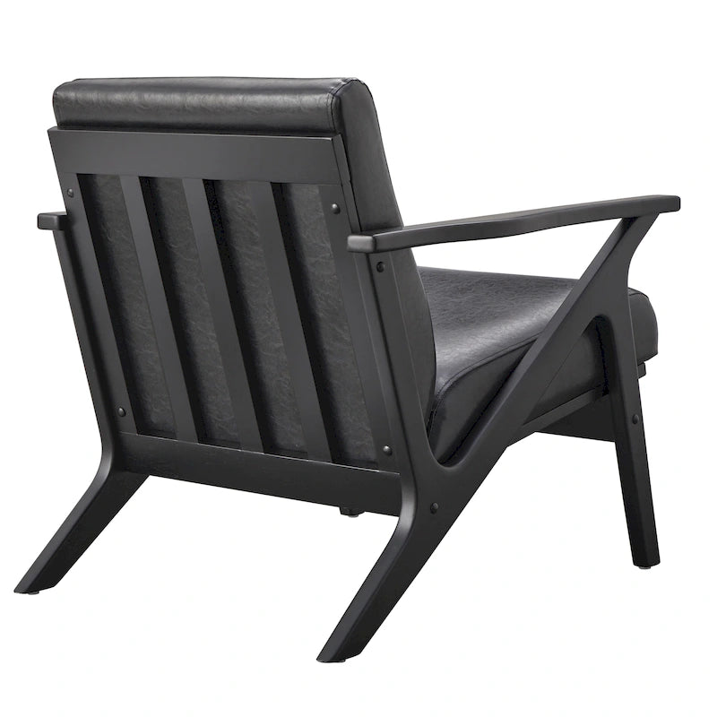Chaise en bois Bianca de style moderne du milieu du siècle, pour un mode de vie simple.