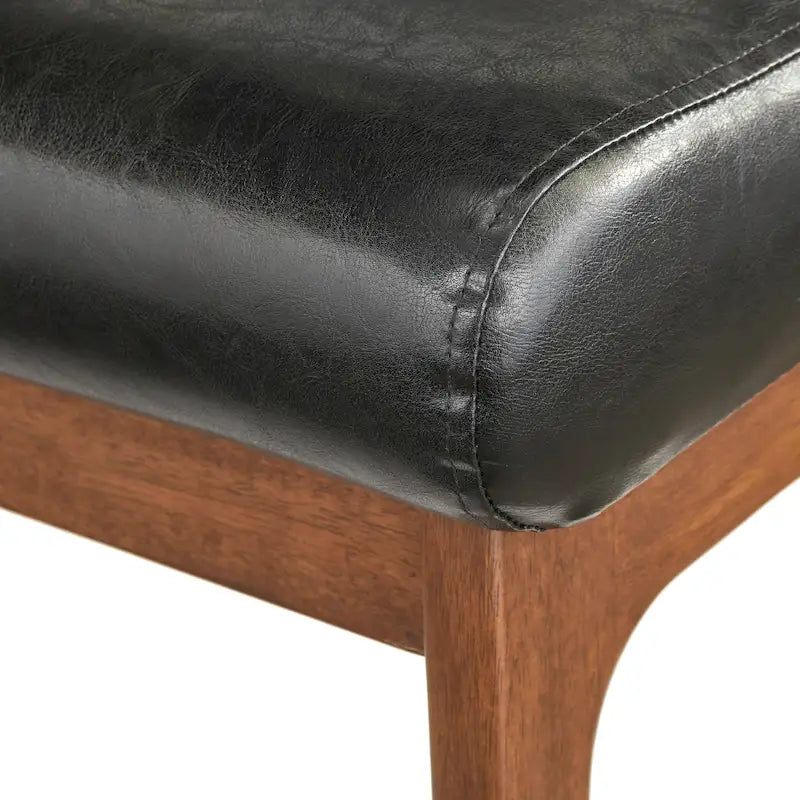 Chaise en bois Bianca de style moderne du milieu du siècle, pour un mode de vie simple.