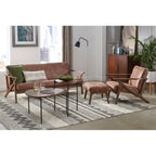Chaise en bois Bianca de style moderne du milieu du siècle, pour un mode de vie simple.