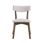 Chaises de salle à manger Chazz en bois d'hévéa rembourrées, style moderne du milieu du siècle (lot de 2 ou 4), par Christopher Knight Home