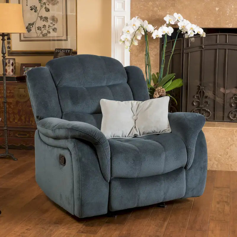 Fauteuil inclinable à bascule en acier Hawthorne de Christopher Knight Home