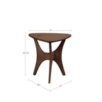 Table d'appoint triangulaire en bois INK+IVY Blaze