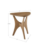 Table d'appoint triangulaire en bois INK+IVY Blaze