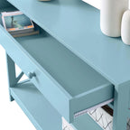 Console Oxford à 1 tiroir avec étagères de Convenience Concepts