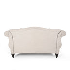 Chaise longue double capitonnée Wellston de Christopher Knight Home - 62,50 L x 58,50 l x 34,00 H