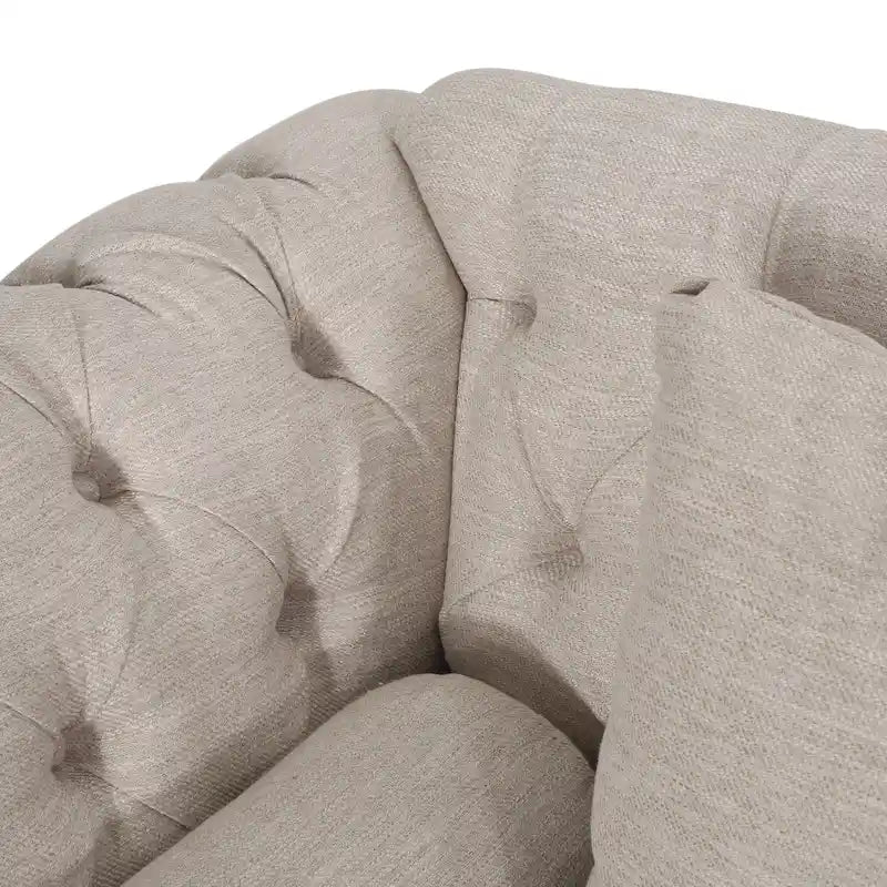 Chaise longue double capitonnée Wellston de Christopher Knight Home - 62,50 L x 58,50 l x 34,00 H