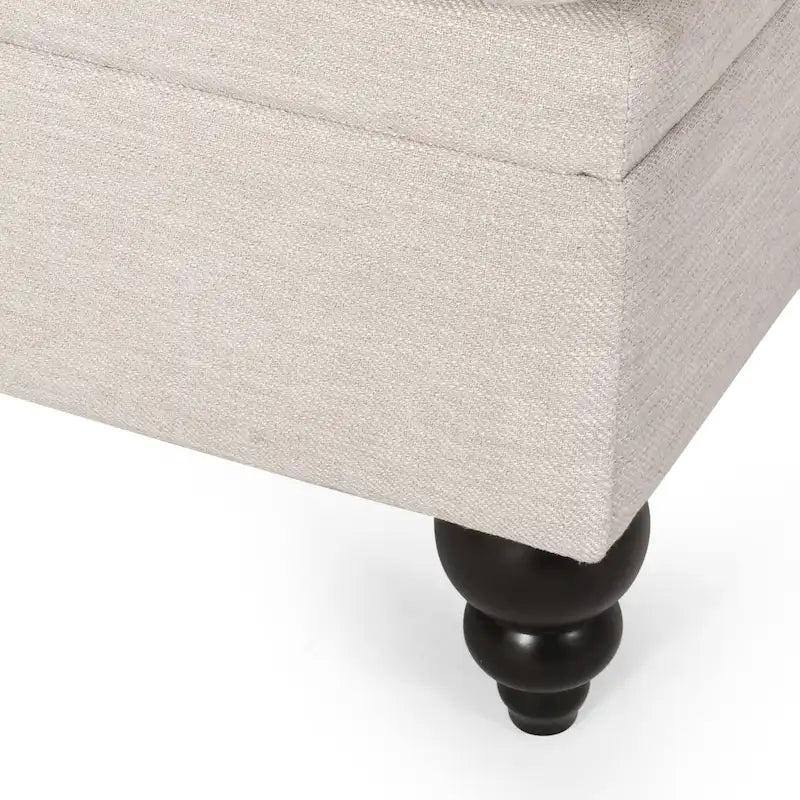 Chaise longue double capitonnée Wellston de Christopher Knight Home - 62,50 L x 58,50 l x 34,00 H