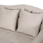 Chaise longue double capitonnée Wellston de Christopher Knight Home - 62,50 L x 58,50 l x 34,00 H