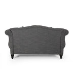 Chaise longue double capitonnée Wellston de Christopher Knight Home - 62,50 L x 58,50 l x 34,00 H