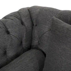 Chaise longue double capitonnée Wellston de Christopher Knight Home - 62,50 L x 58,50 l x 34,00 H