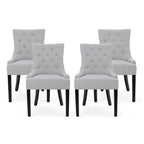 Chaises de salle à manger Hayden modernes en tissu capitonné (ensemble de 4) par Christopher Knight Home