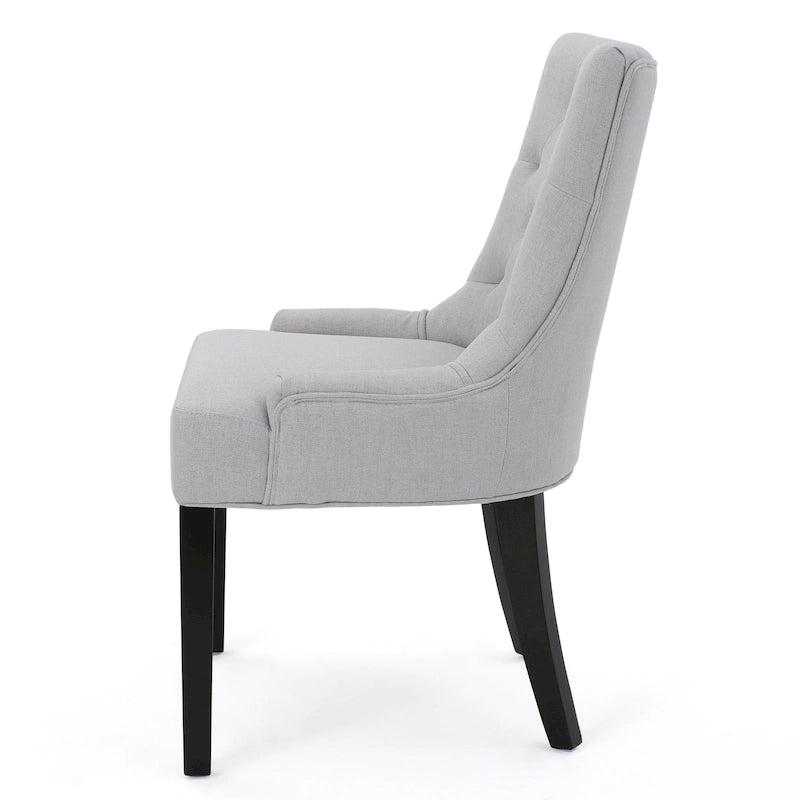 Chaises de salle à manger Hayden modernes en tissu capitonné (ensemble de 4) par Christopher Knight Home