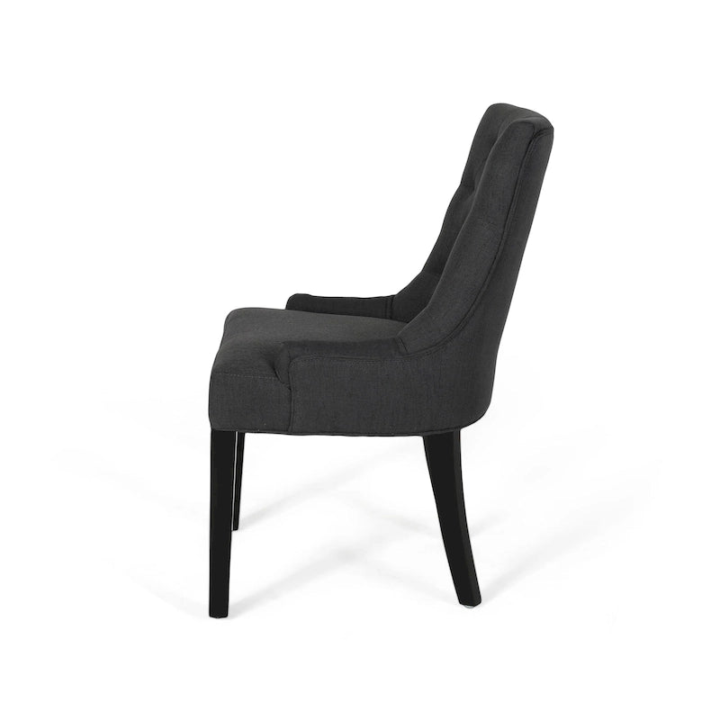 Chaises de salle à manger Hayden modernes en tissu capitonné (ensemble de 4) par Christopher Knight Home