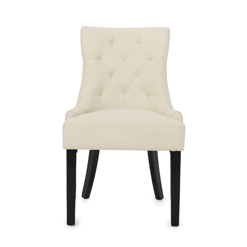 Chaises de salle à manger Hayden modernes en tissu capitonné (ensemble de 4) par Christopher Knight Home