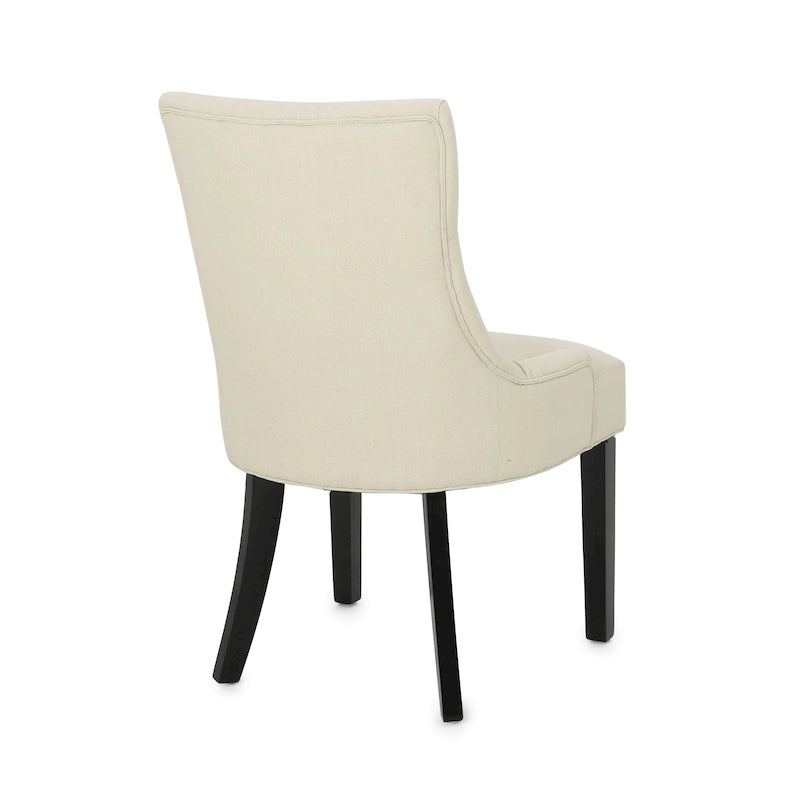 Chaises de salle à manger Hayden modernes en tissu capitonné (ensemble de 4) par Christopher Knight Home