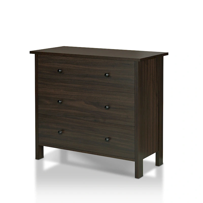 Commode contemporaine Marcello de 56 pouces de large avec 3 ou 6 tiroirs par Furniture of America