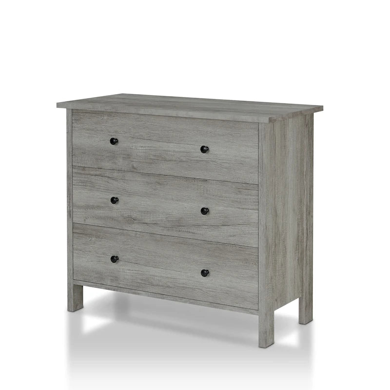 Commode contemporaine Marcello de 56 pouces de large avec 3 ou 6 tiroirs par Furniture of America
