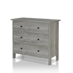 Commode contemporaine Marcello de 56 pouces de large avec 3 ou 6 tiroirs par Furniture of America