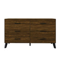 Commode en bois à 6 tiroirs de style classique CraftPorch