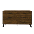 Commode en bois à 6 tiroirs de style classique CraftPorch