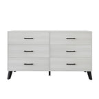Commode en bois à 6 tiroirs de style classique CraftPorch