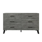 Commode en bois à 6 tiroirs de style classique CraftPorch