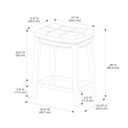 Tabouret de bar Linon Willamette 26 pouces