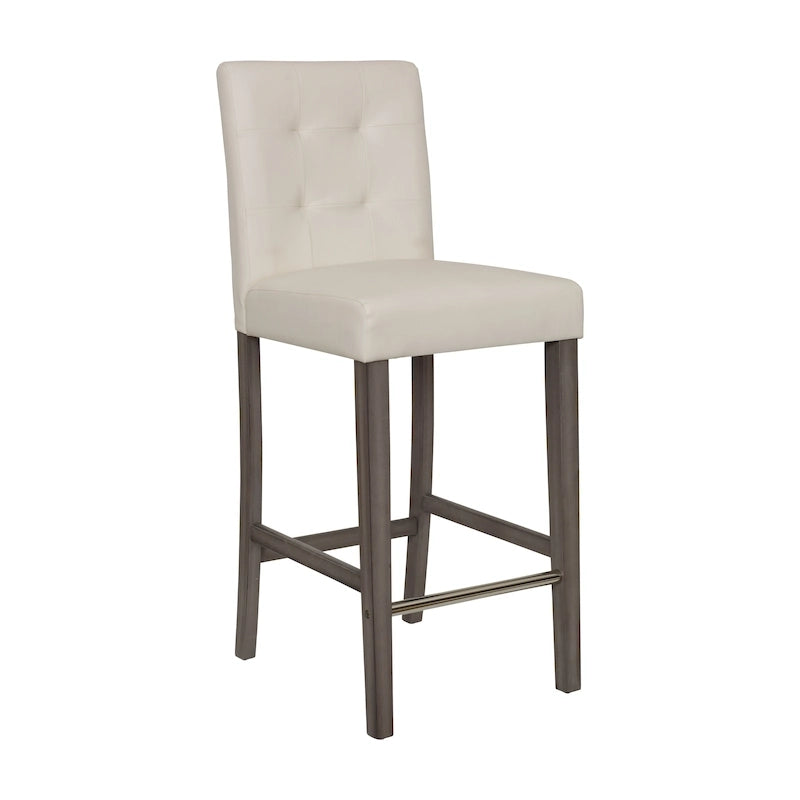 Tabouret de bar Leila rembourré, hauteur 31 pouces