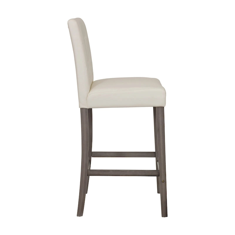 Tabouret de bar Leila rembourré, hauteur 31 pouces