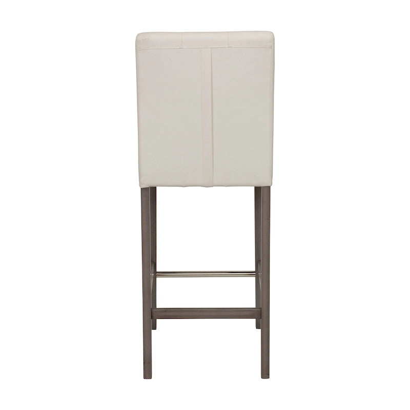 Tabouret de bar Leila rembourré, hauteur 31 pouces