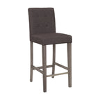 Tabouret de bar Leila rembourré, hauteur 31 pouces