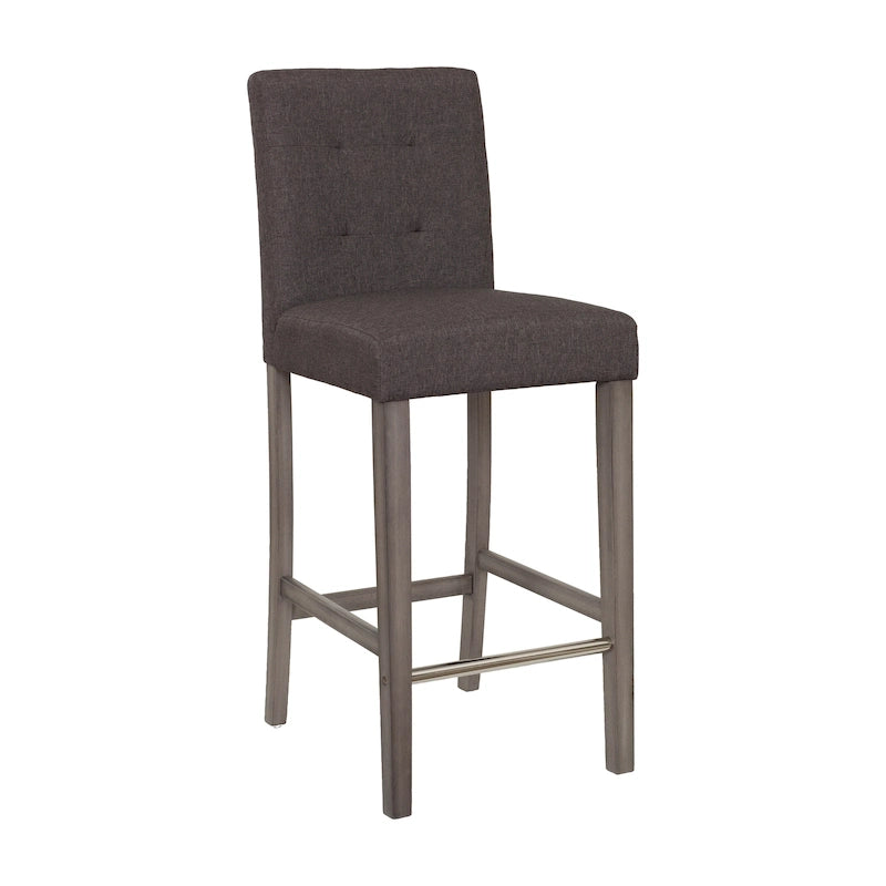 Tabouret de bar Leila rembourré, hauteur 31 pouces