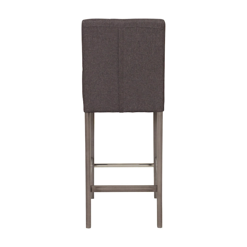 Tabouret de bar Leila rembourré, hauteur 31 pouces