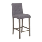 Tabouret de bar Leila rembourré, hauteur 31 pouces