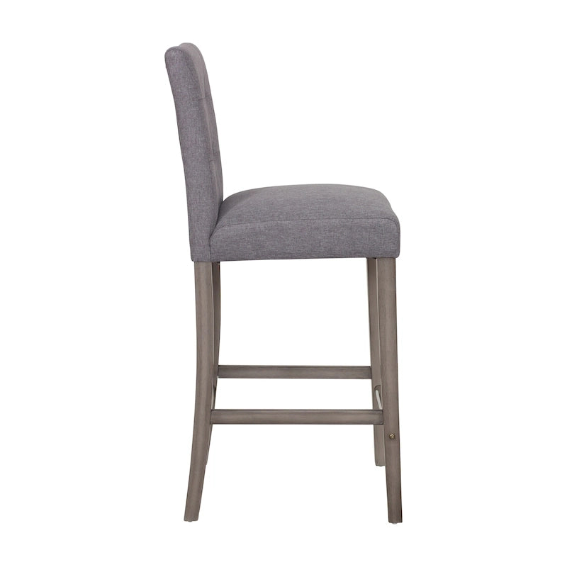 Tabouret de bar Leila rembourré, hauteur 31 pouces