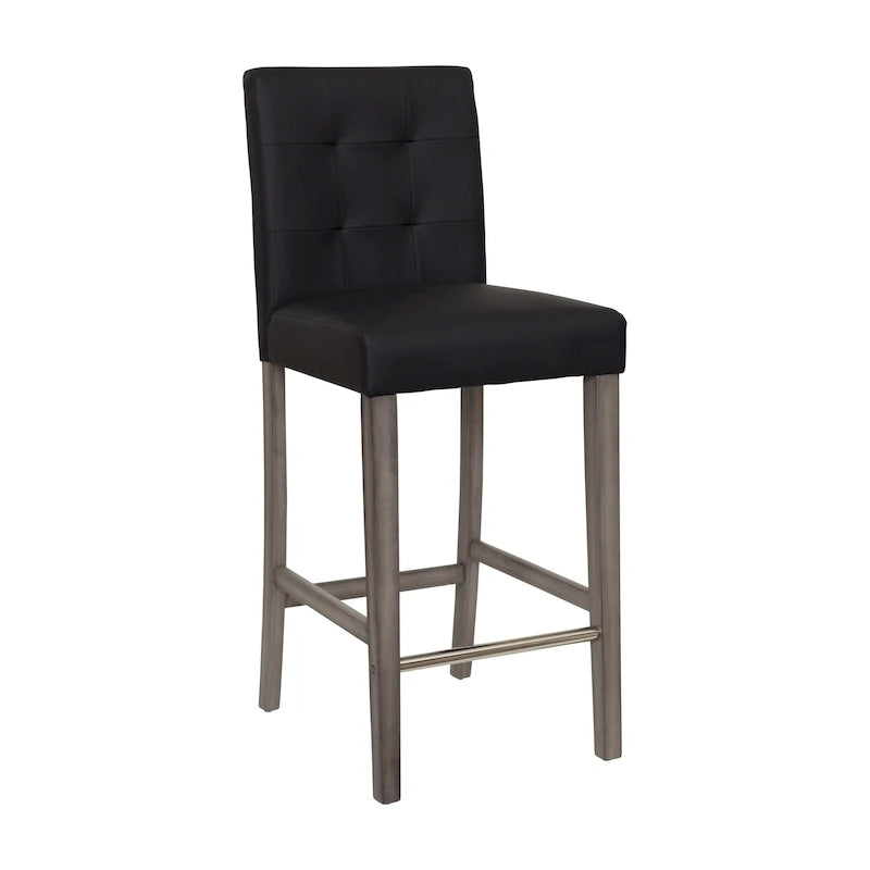 Tabouret de bar Leila rembourré, hauteur 31 pouces