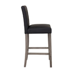 Tabouret de bar Leila rembourré, hauteur 31 pouces