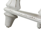 Banc de lit Magnolia Manor en écorce vieillie blanche antique