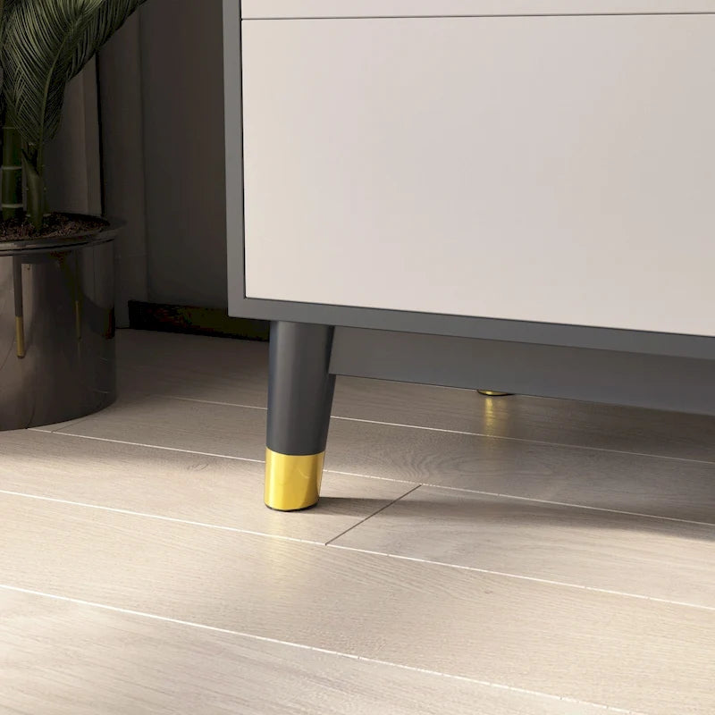 Armoire et penderie 70,9H à deux tiroirs avec rangement suspendu