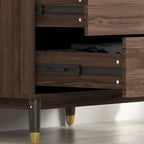 Armoire et penderie 70,9H à deux tiroirs avec rangement suspendu