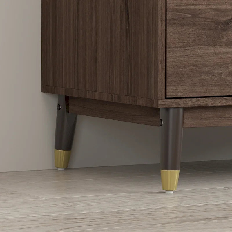 Armoire et penderie 70,9H à deux tiroirs avec rangement suspendu