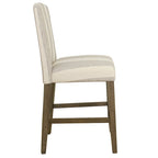 Tabouret de bar HomePop à dossier incurvé 24 pouces - 61 cm (24 pouces)