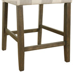 Tabouret de bar HomePop à dossier incurvé 24 pouces - 61 cm (24 pouces)