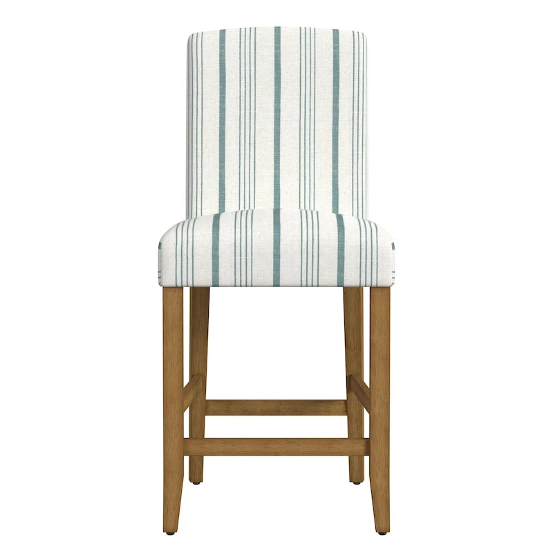 Tabouret de bar HomePop à dossier incurvé 24 pouces - 61 cm (24 pouces)