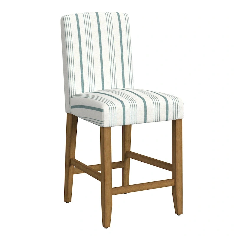 Tabouret de bar HomePop à dossier incurvé 24 pouces - 61 cm (24 pouces)