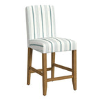 Tabouret de bar HomePop à dossier incurvé 24 pouces - 61 cm (24 pouces)