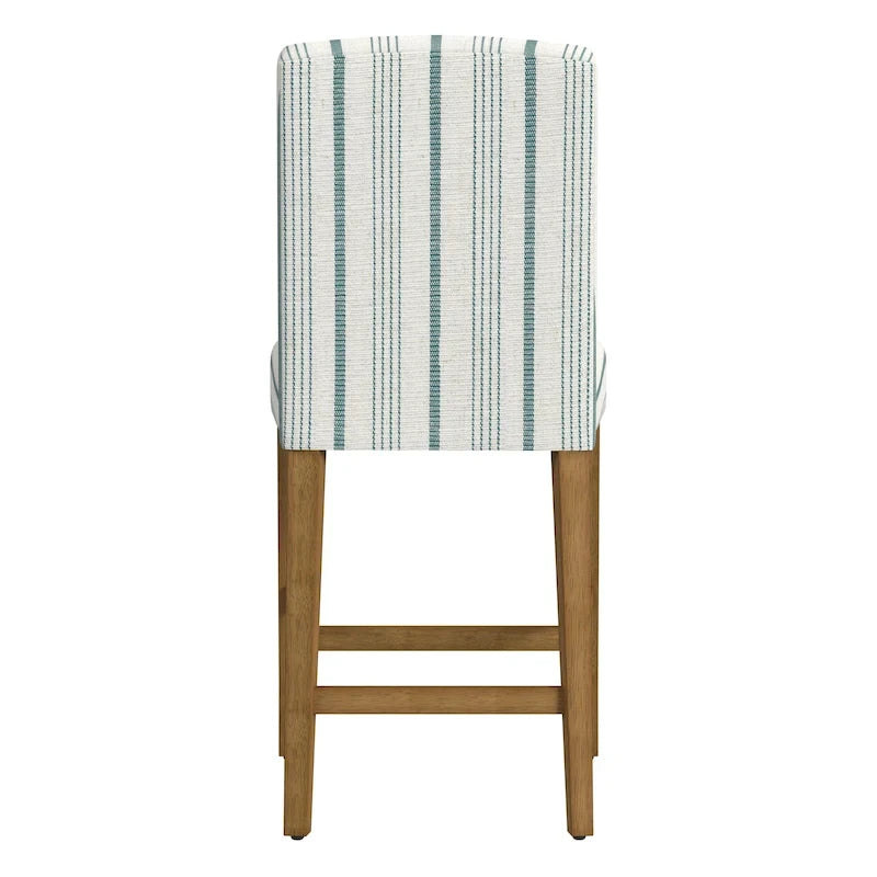 Tabouret de bar HomePop à dossier incurvé 24 pouces - 61 cm (24 pouces)