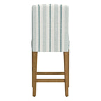 Tabouret de bar HomePop à dossier incurvé 24 pouces - 61 cm (24 pouces)